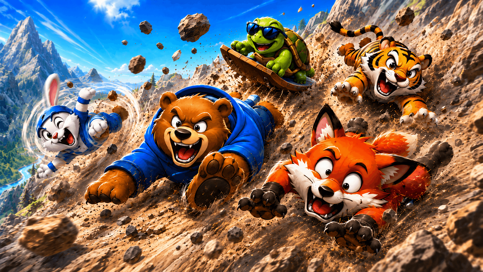 Downhill